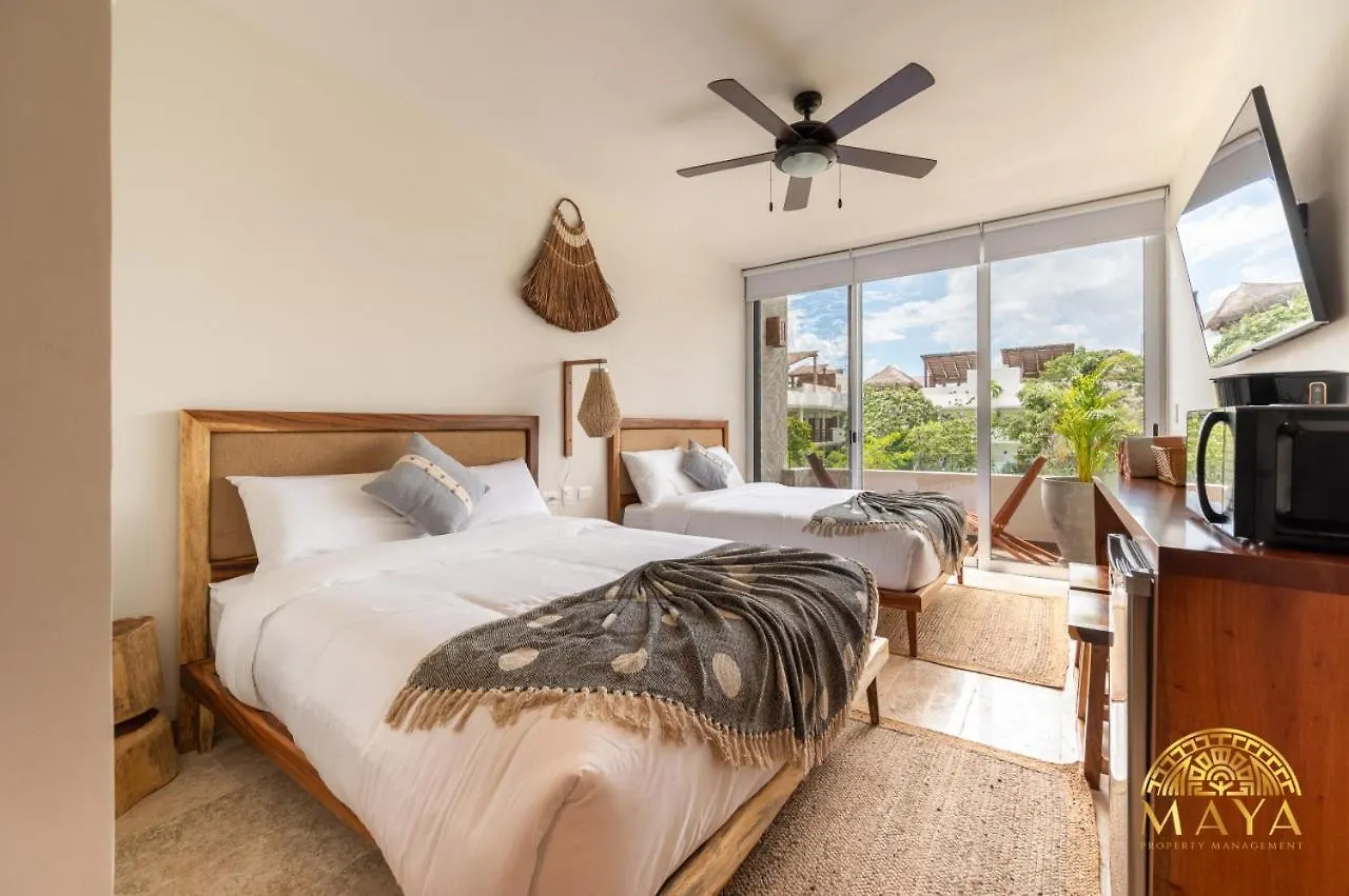 Nhoa 305A Lux 2Br Condo Pool View In Aldea Zama Tulum